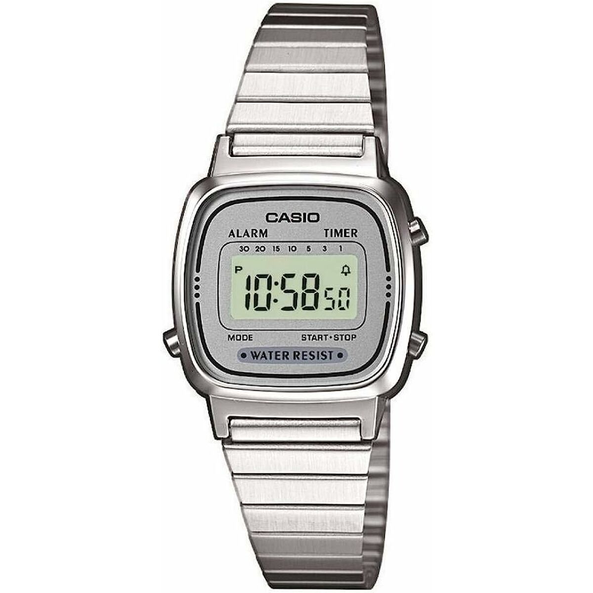 Relógio feminino Casio LADY STEEL Grey (Ø 25 mm)