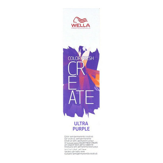 Tinta Semipermanente Color Fresh Create Ultra Wella Color Fresh Roxo (60 ml)