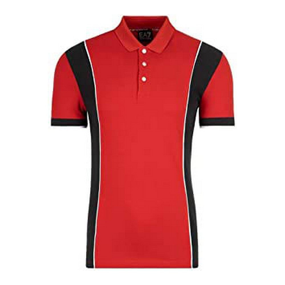 Polo de Manga Curta Homem Armani Jeans C1450 Vermelho