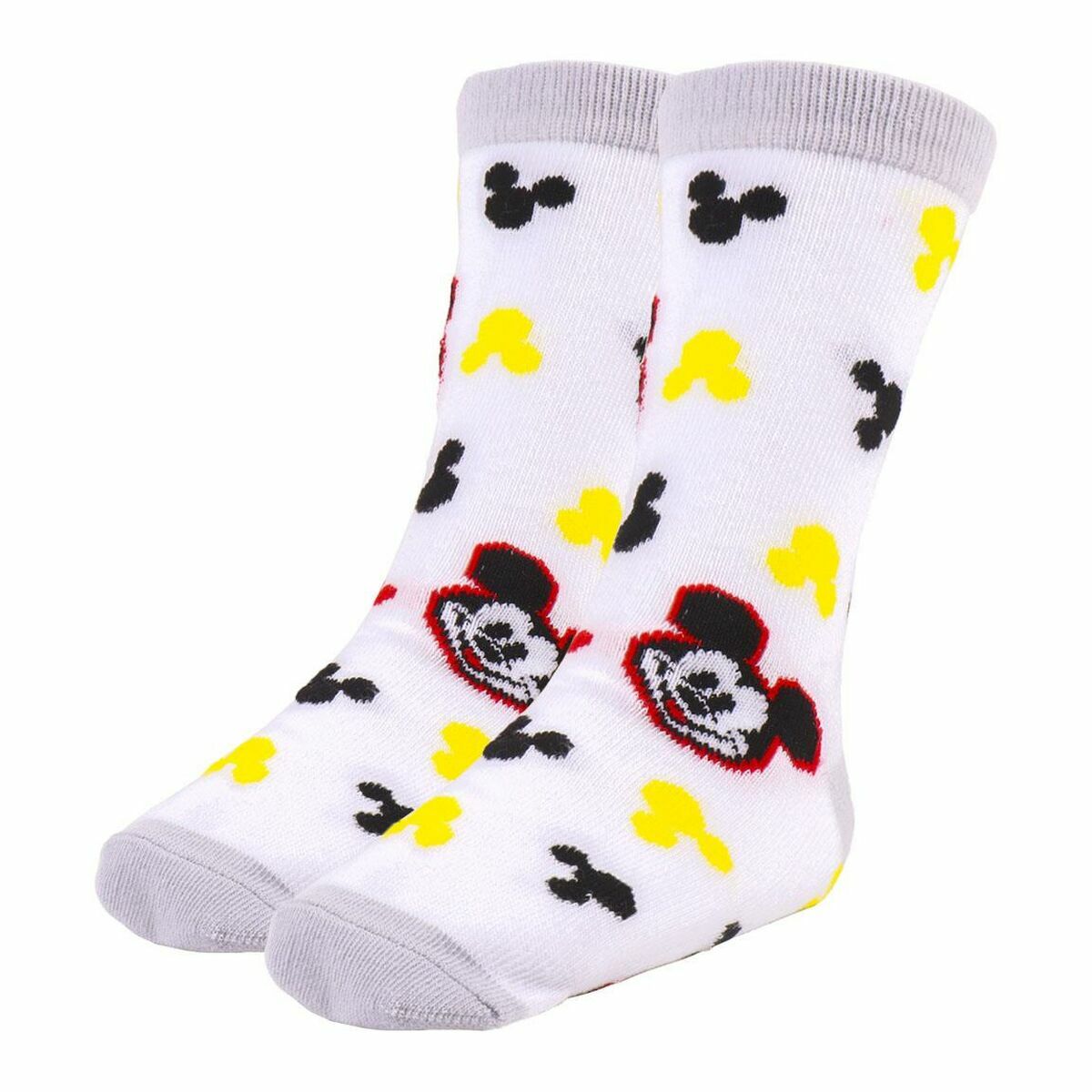 Meias Mickey Mouse 3 pares